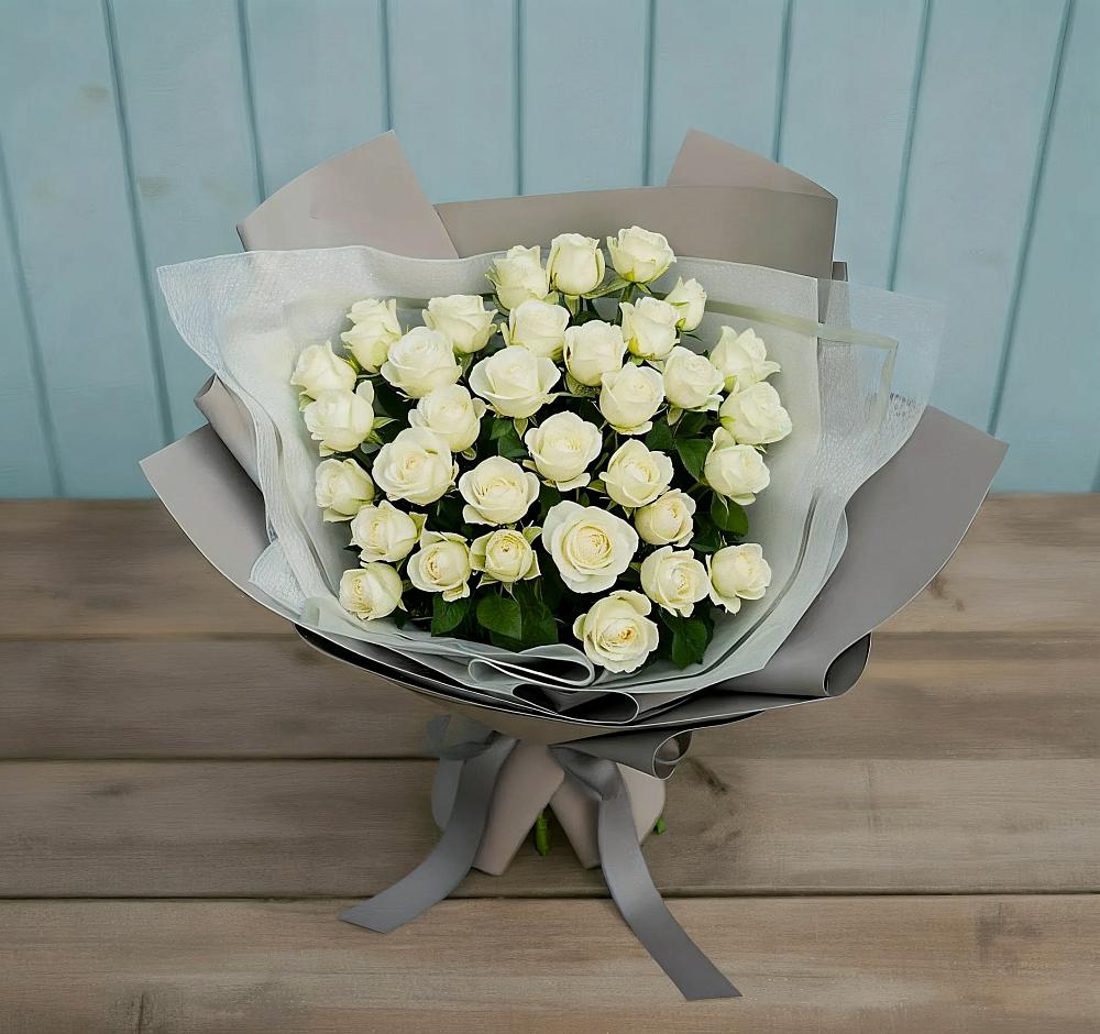 Букет Белоснежная нежность в Берёзово