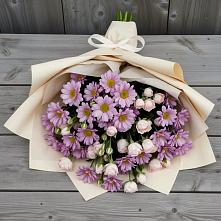 Букет цветов из:  Розы и Хризантемы в Берёзово