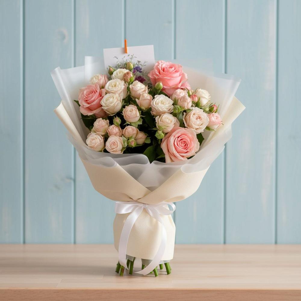 Букет цветов из: Розы в Берёзово