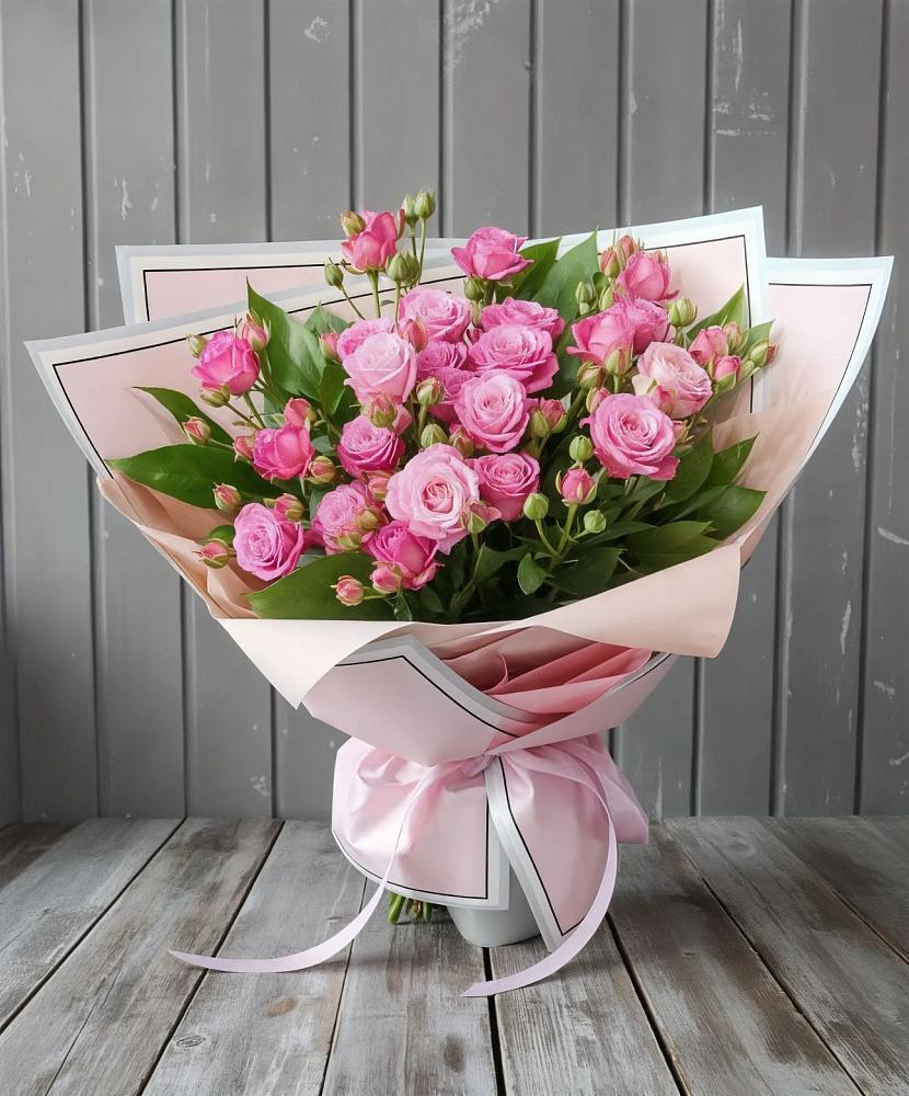 Букет Розовый кустик в Берёзово