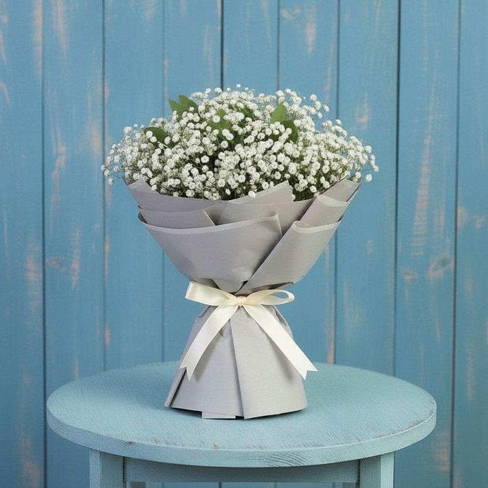 Букет цветов из: Гипсофила в Берёзово