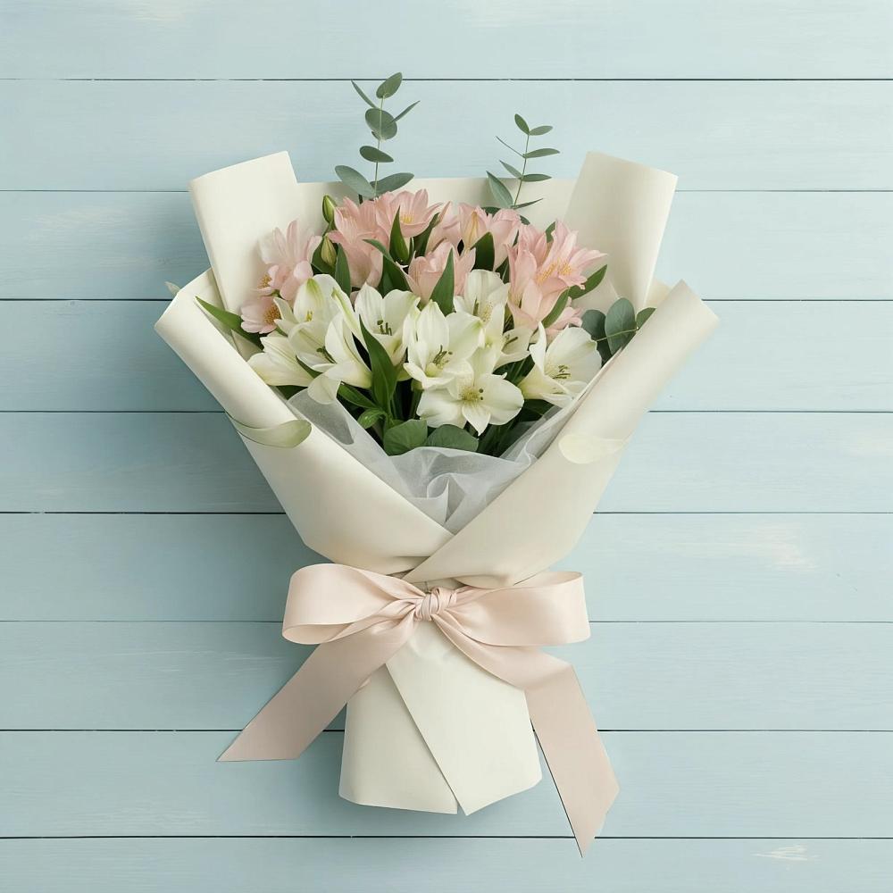 Букет цветов из: Альстромерии в Берёзово