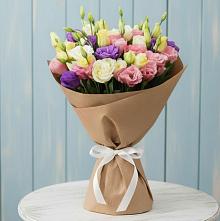 Букет цветов из:  Лизиантусы в Берёзово