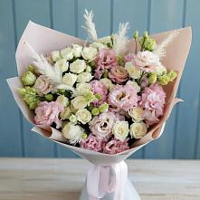 Букет цветов из:  Альстромерии и Розы #REPLACE_PRED# Берёзово